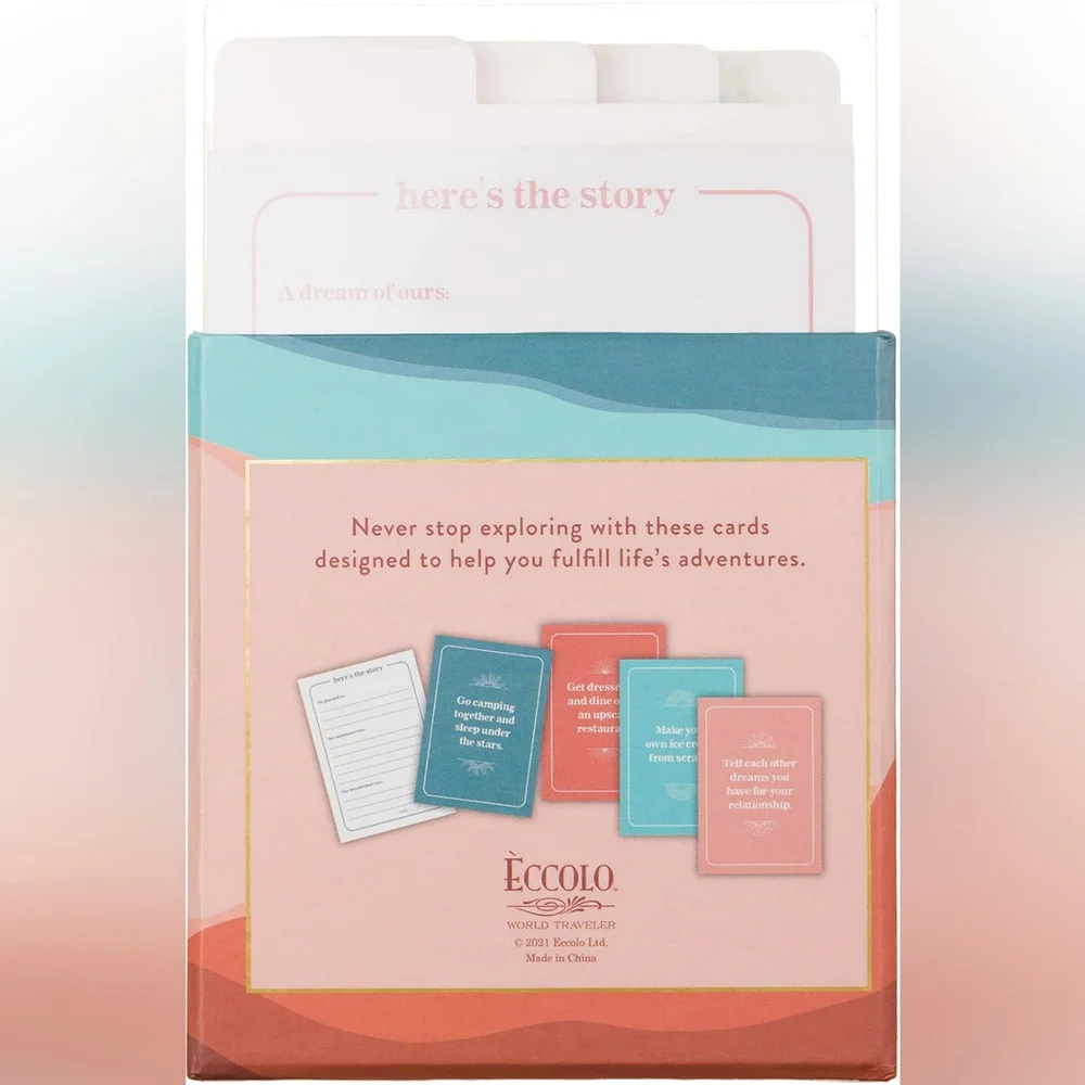 Eccolo Couples Bucket List‎ Card Deck